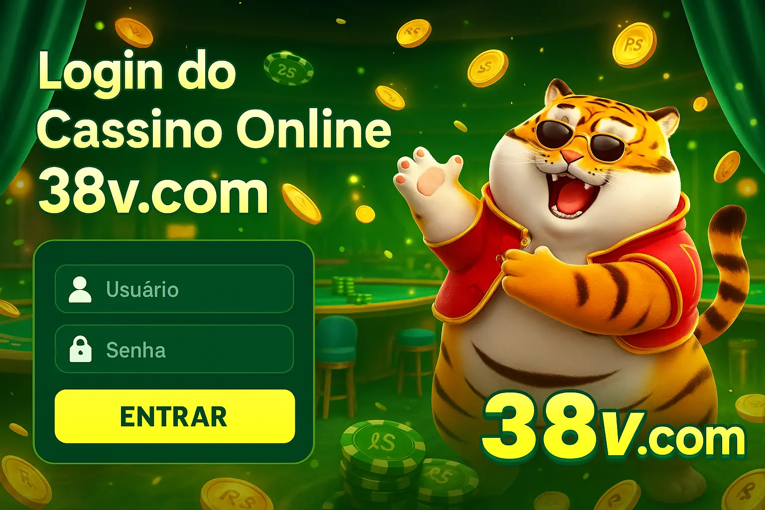 Criar uma nova Conta no plataforma 38V.COM